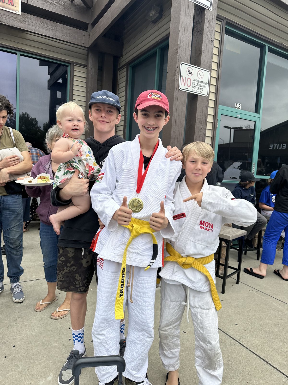 Trilogy Martial Arts students and coaches after a NAGA event